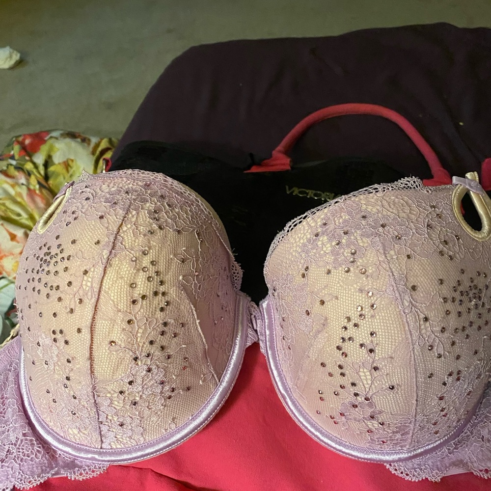 Victoria’s Secret purple with stones 36dd